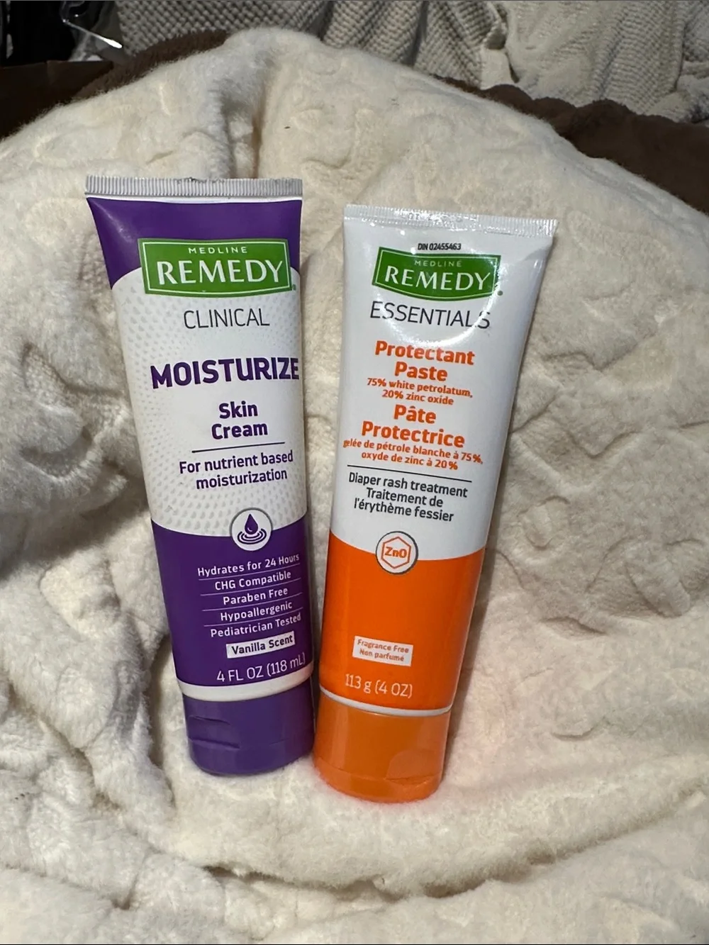 REMEDY Clinical Skin Cream 4oz & Essentials Protectant Paste 4oz NEW